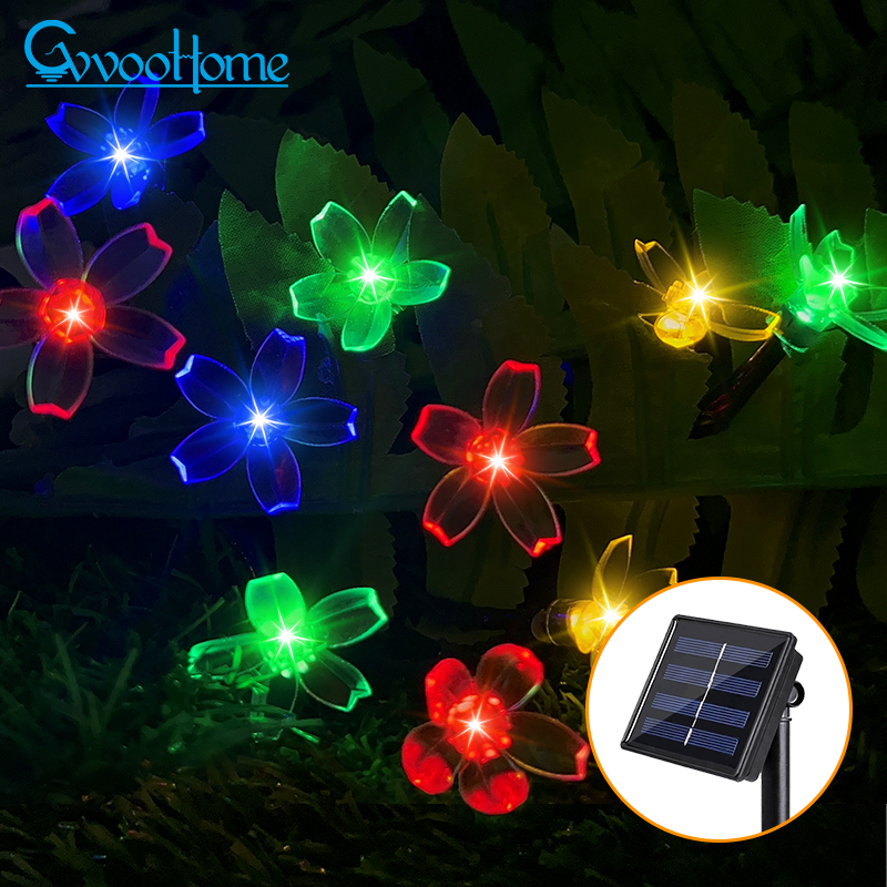 HCP170  太阳能彩花串灯