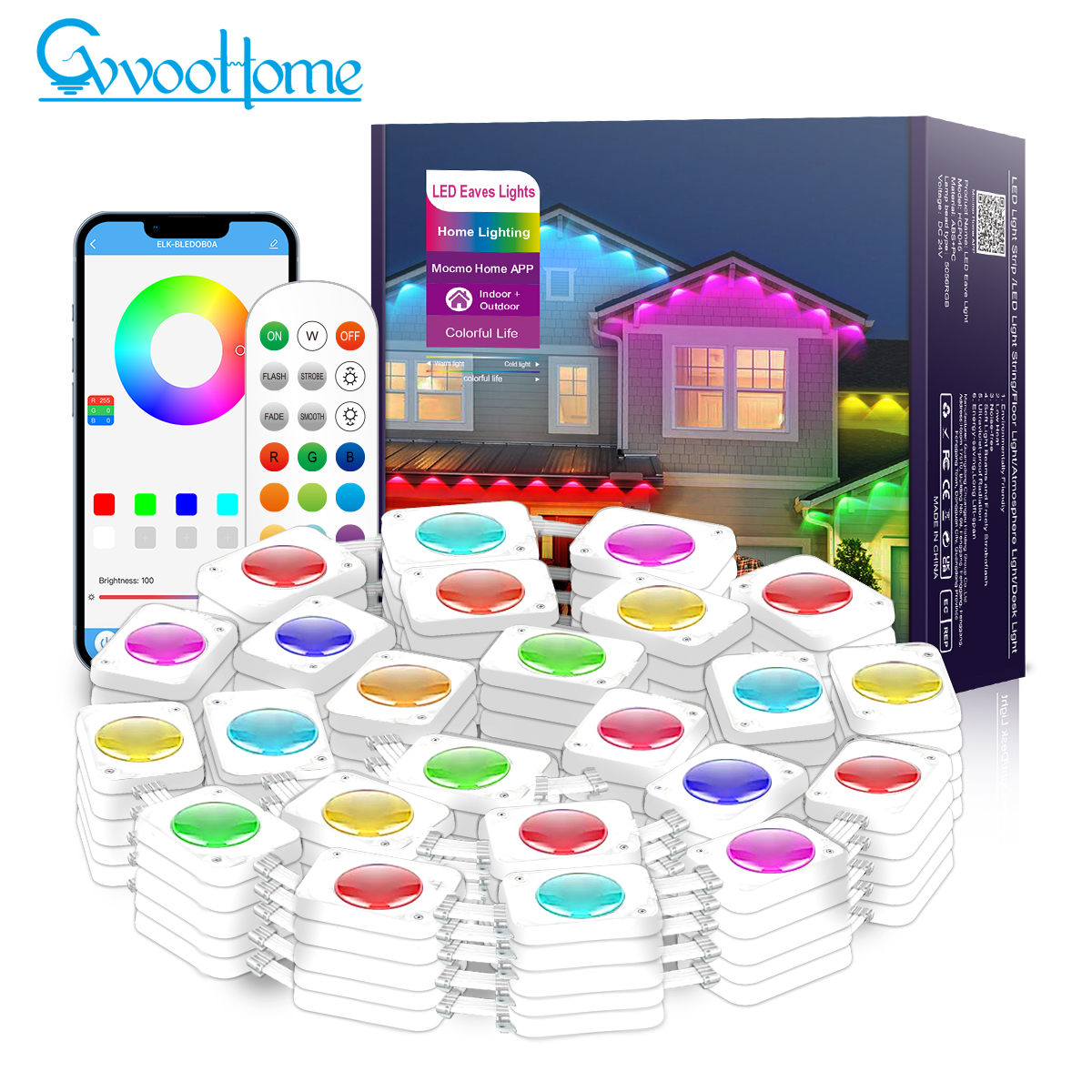 HCP044 蓝牙RGB屋檐灯