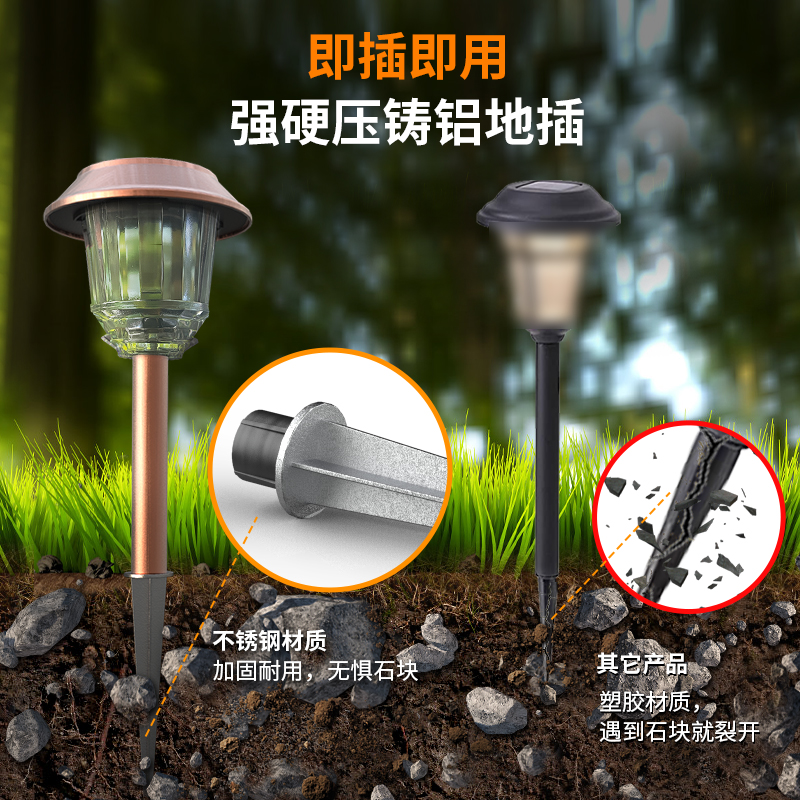 HCP200  太阳能庭院地插灯