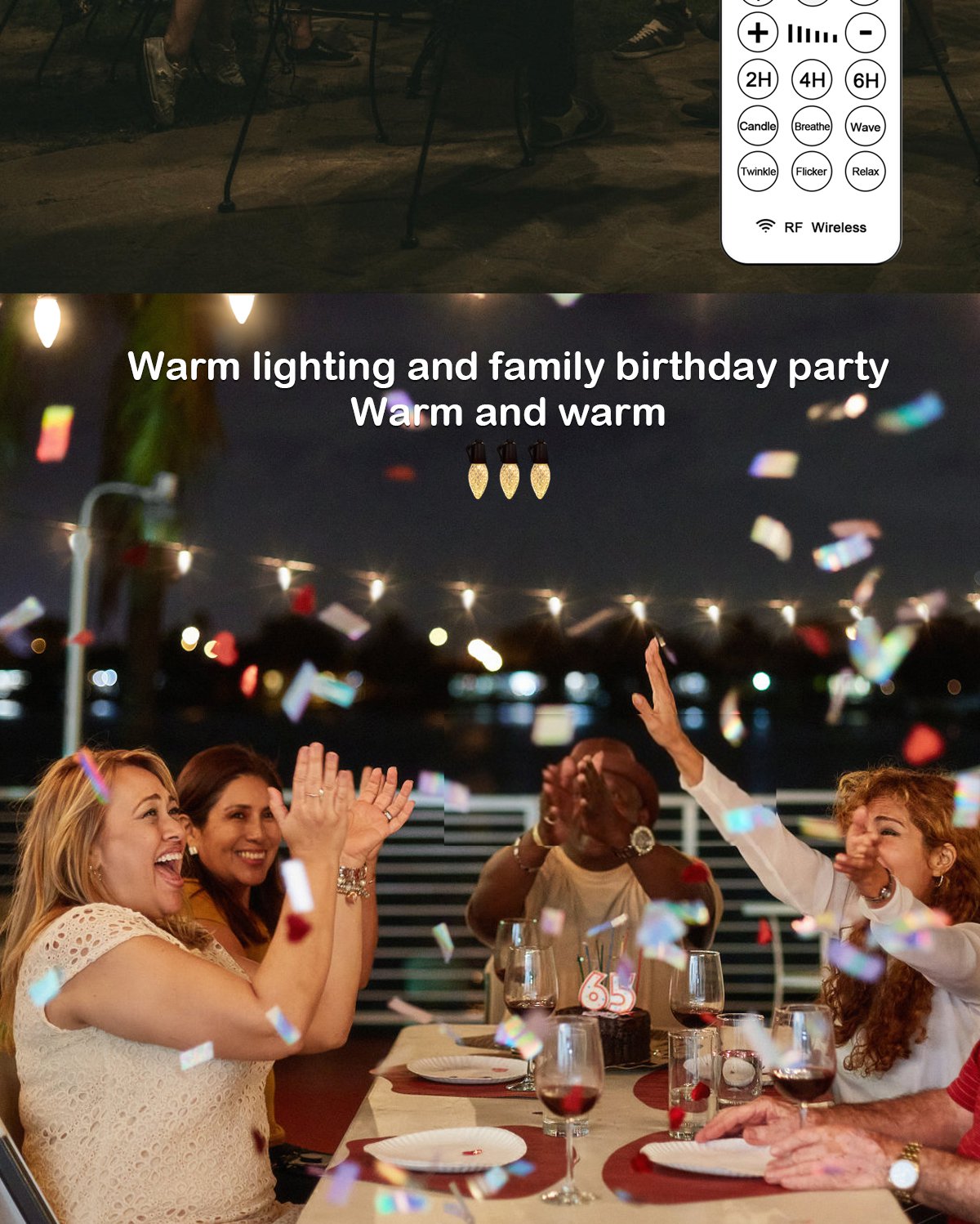 Monochrome light string